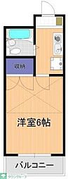 メゾン吉祥寺 1Kの間取図画像
