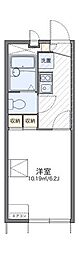 レオパレスTAMA 1Kの間取図画像