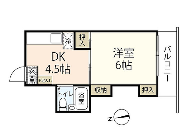 木村ビル ｜広島県広島市西区己斐本町3丁目(賃貸マンション1DK・2階・26.70㎡)の写真 その2