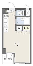 Ｉ・Ｏ・Ｍ 1階ワンルームの間取り