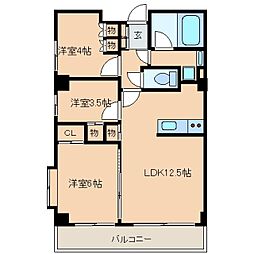 間取図画像 3LDK