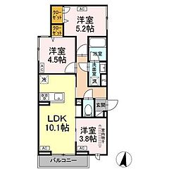 物件の間取り