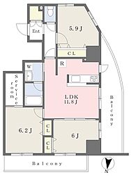 ネクストワン椎名町 3SLDKの間取図画像