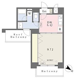 ムジカーレ東十条 1DKの間取図画像