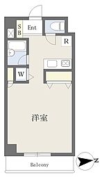 池袋エスエフコート ワンルームの間取図画像