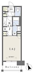 ザ・グローベル南大塚 1Kの間取図画像
