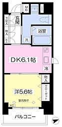 GSS3 1DKの間取図画像