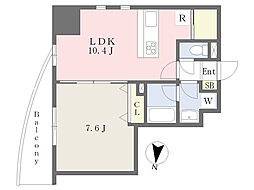 ネクストワン椎名町 1LDKの間取図画像