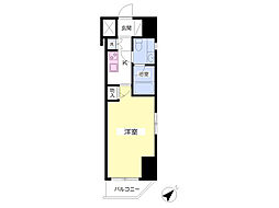 メゾンブランジュ 1Kの間取図画像
