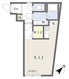 BrancheOtsuka ワンルームの間取図画像