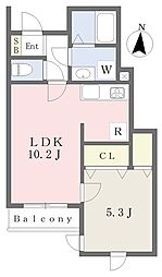 葛飾区奥戸賃貸計画 1LDKの間取図画像