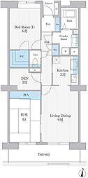 ウイングプラザ 2LDKの間取図画像
