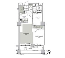 ParkCube西ヶ原STAGE 2LDKの間取図画像