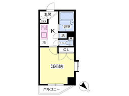 パレステュディオ五反田ＳＴＡＴＩＯＮ　ＦＲＯＮＴ 12階1Kの間取り