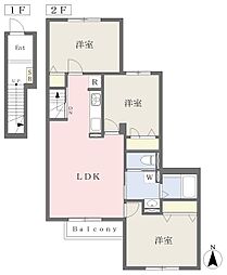 グランカルム三鷹 3LDKの間取図画像