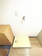 洗濯機置き場です。
