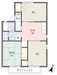 ローヤルコーポ 3DKの間取図画像
