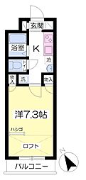 間取図画像 1K