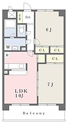 フォルトゥーナ 2LDKの間取図画像