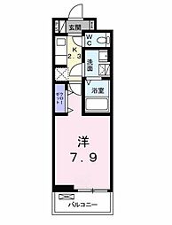 JR内房線 五井駅 徒歩11分の賃貸アパート 1階1Kの間取り
