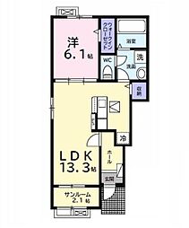 間取図画像 1LDK