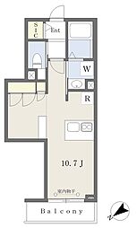木更津市大和2丁目マンション ワンルームの間取図画像