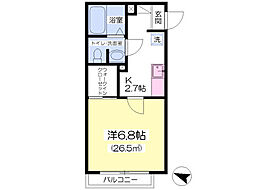 CasadeRosa 1Kの間取図画像