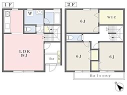 エミネンス美しが丘 3LDKの間取図画像