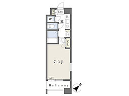 コムネットMIMASU8 1Kの間取図画像