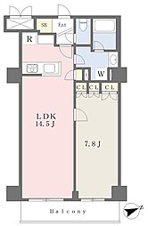 アベニール奏の杜 1LDKの間取図画像
