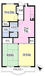 ドルフ原宿 3DKの間取図画像