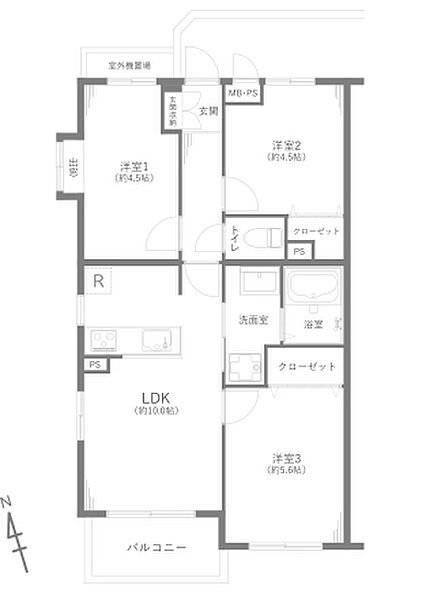 間取りを拡大表示