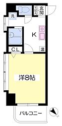 アーバンハイツ5 1Kの間取図画像