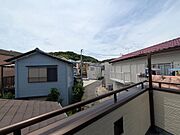 バルコニーからの景色です！