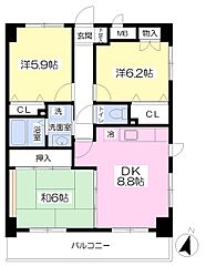 物件の間取り