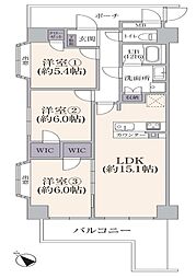 ルピナス四季の森公園 3LDKの間取図画像