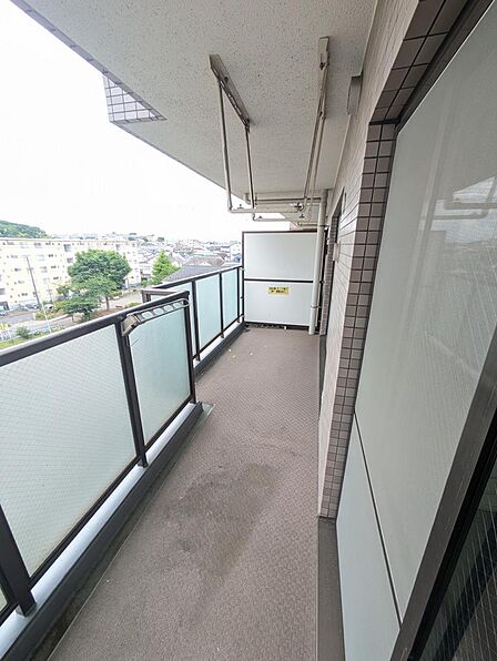 バルコニーは南西向き