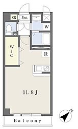 レジデンシア湘南 ワンルームの間取図画像
