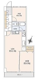 湘南台リリエンハイム 2LDKの間取図画像