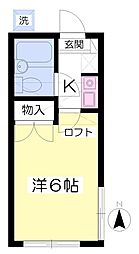 間取図画像 1K