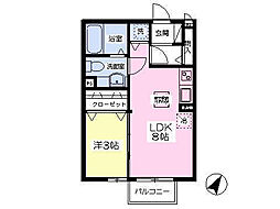 間取図画像 1LDK