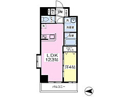 グレースイマダ 1LDKの間取図画像