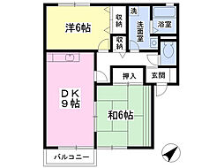 間取図画像 2DK