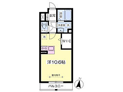 MandS ワンルームの間取図画像