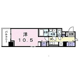 間取図画像 1K