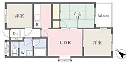 間取図画像 3LDK