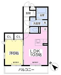 間取図画像 1LDK