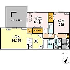 物件の間取り