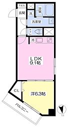 FortressNAKAYAMA 1LDKの間取図画像