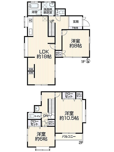 間取りを拡大表示